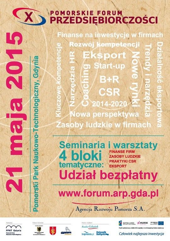 X Pomorskie Forum Przedsiębiorczości w Gdyni