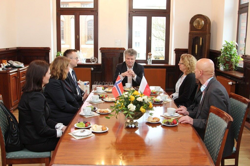 Wizyta przedstawicieli norweskiej dyplomacji w