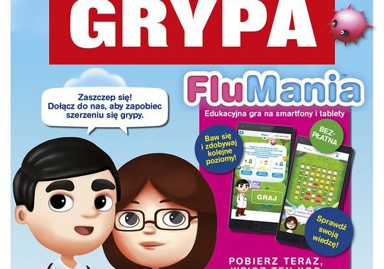 Edukacyjna aplikacja FluMania - profilaktyka grypy 16101
