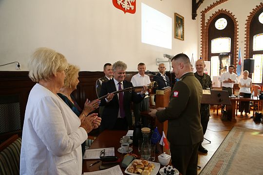Podpułkownik Michał Pietrzak żegna się z Lęborkiem 51273