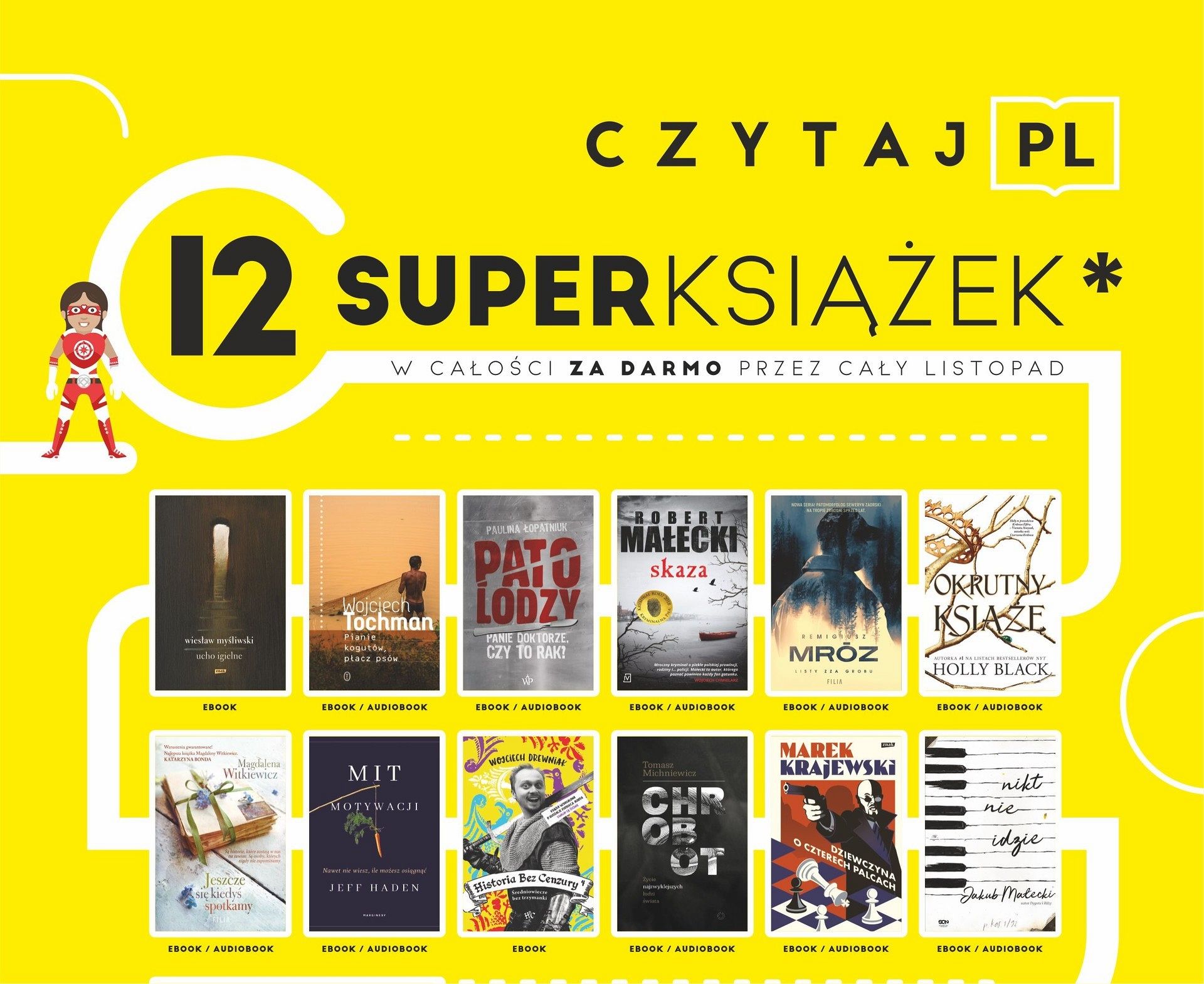 Darmowe ebooki i audiobooki w bibliotece