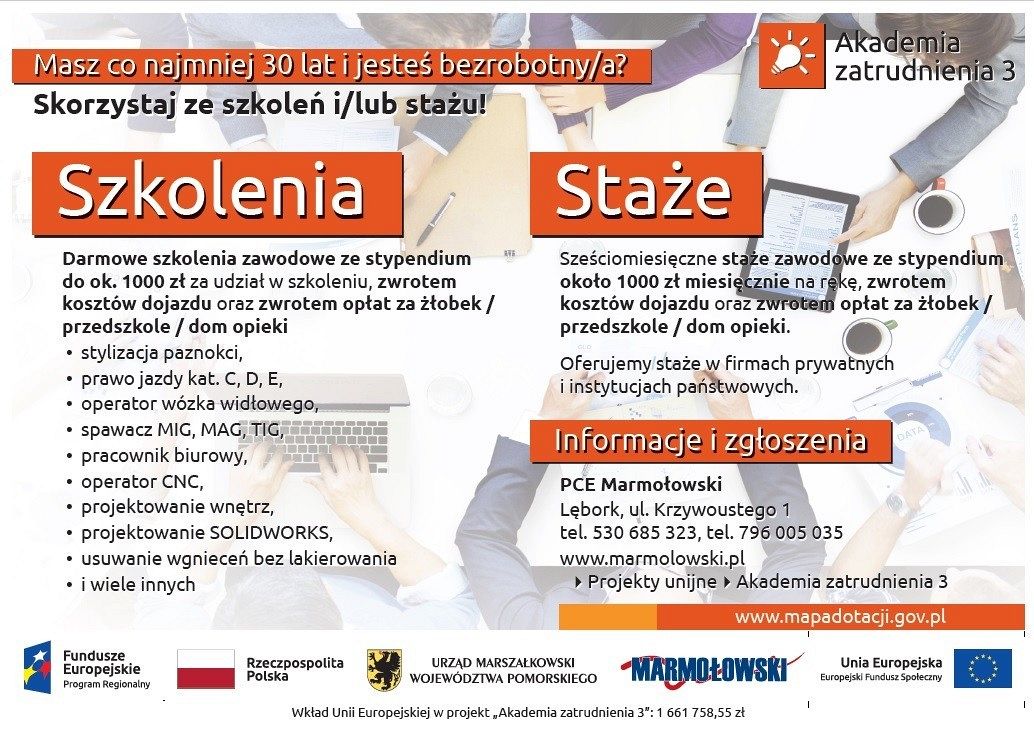 Nabór do projektu "Akademia zatrudnienia