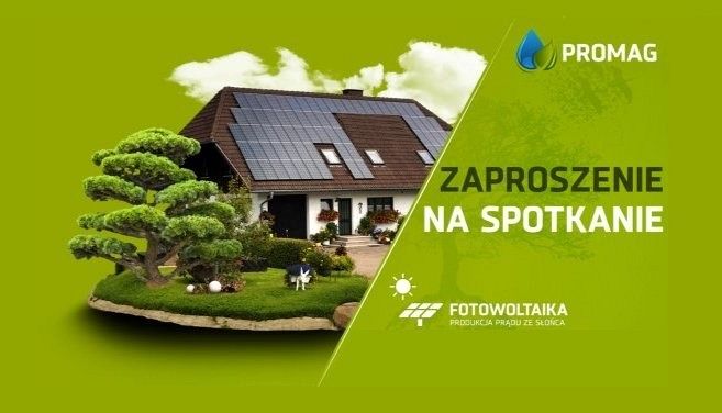 Zapraszanie na spotkanie o fotowoltaice