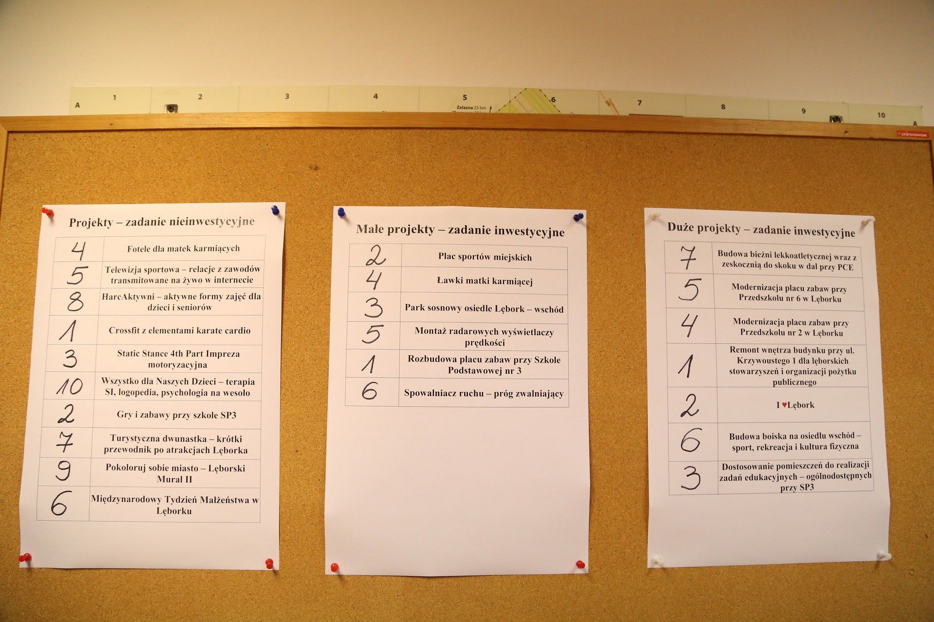 Wylosowano kolejność projektów na listach do