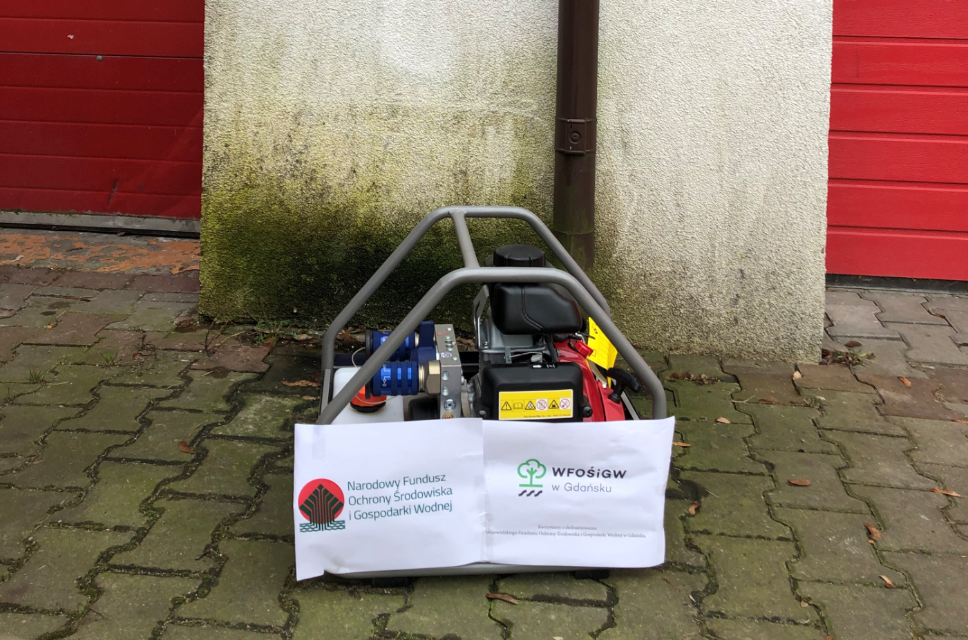 OSP Lębork doposażona dzięki projektowi