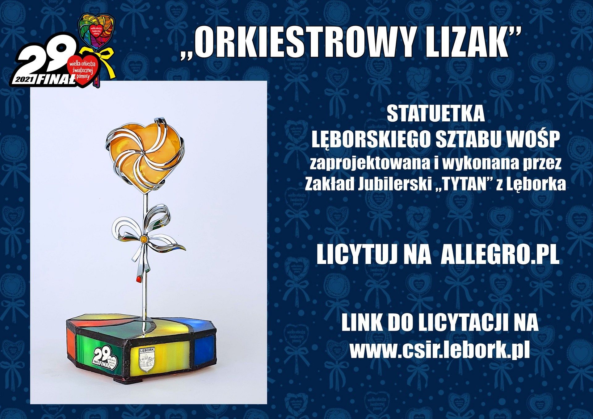 LICYTUJ STATUETKĘ „ORKIESTROWY LIZAK”