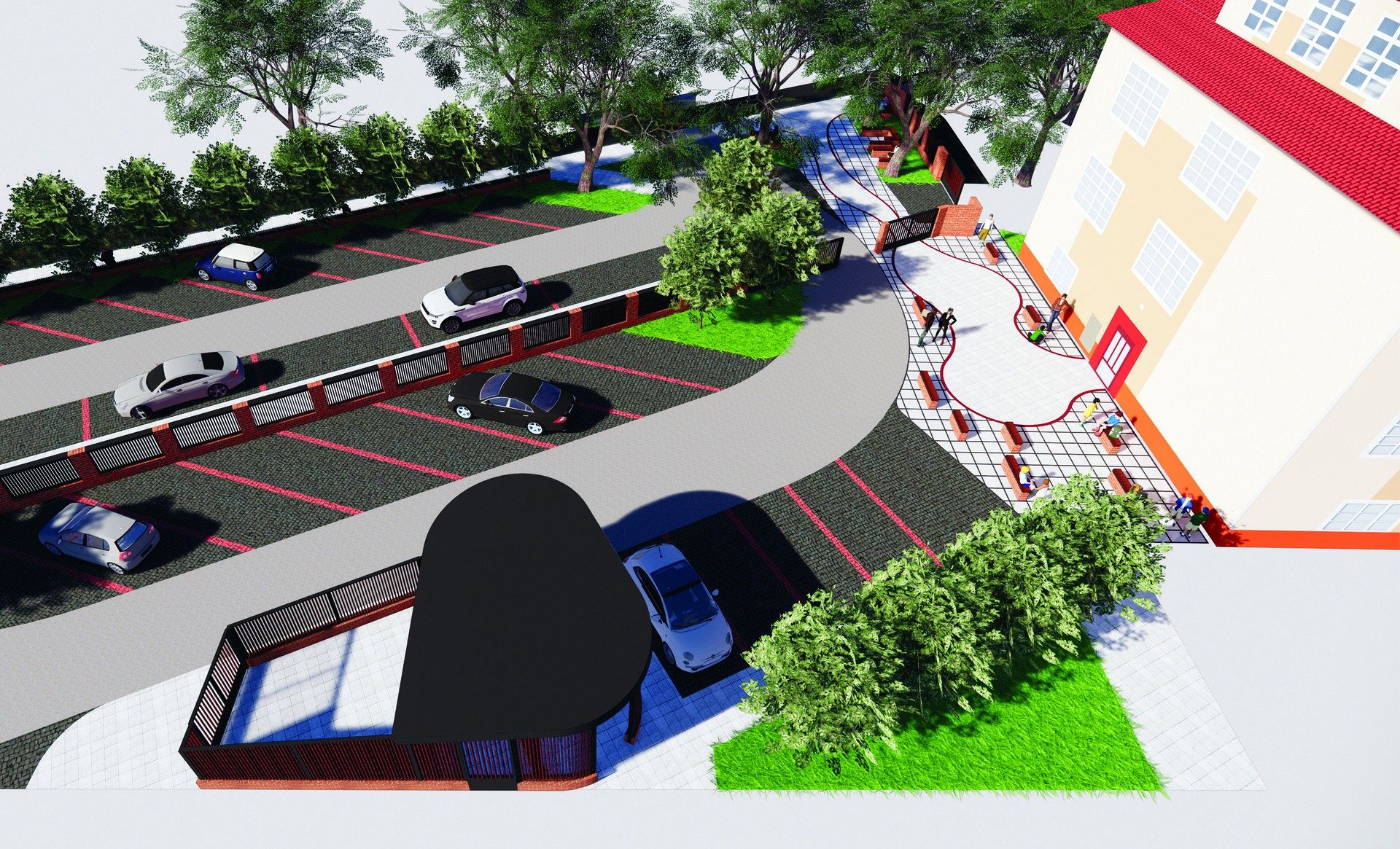 Rusza budowa parkingu i dziedzińca przy Szkole