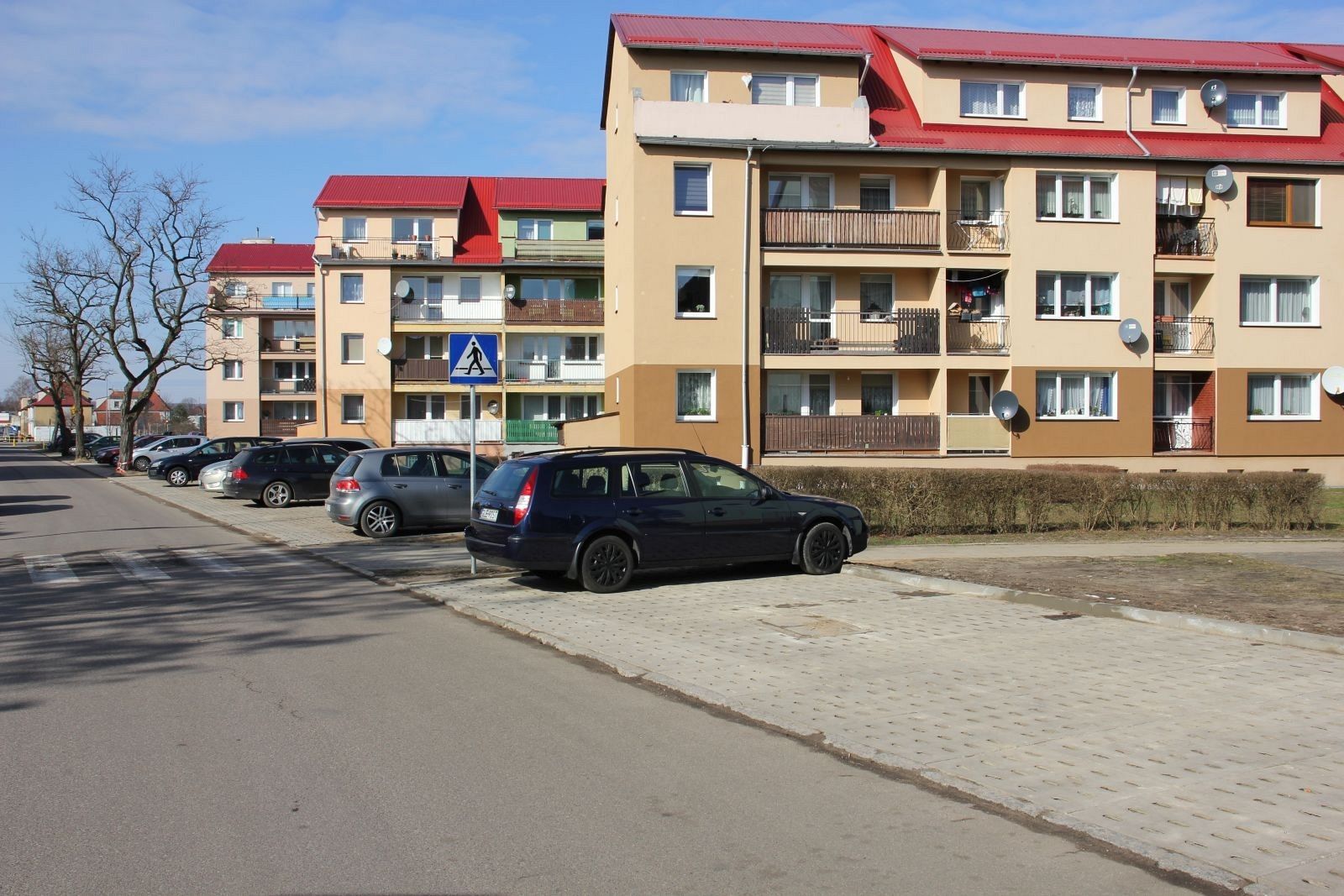 Parking przy ulicy Tczewskiej powiększony