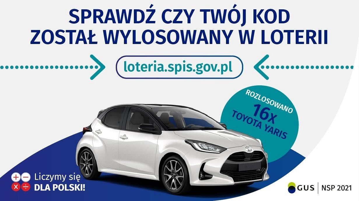 Główne nagrody w loterii spisowej rozlosowane