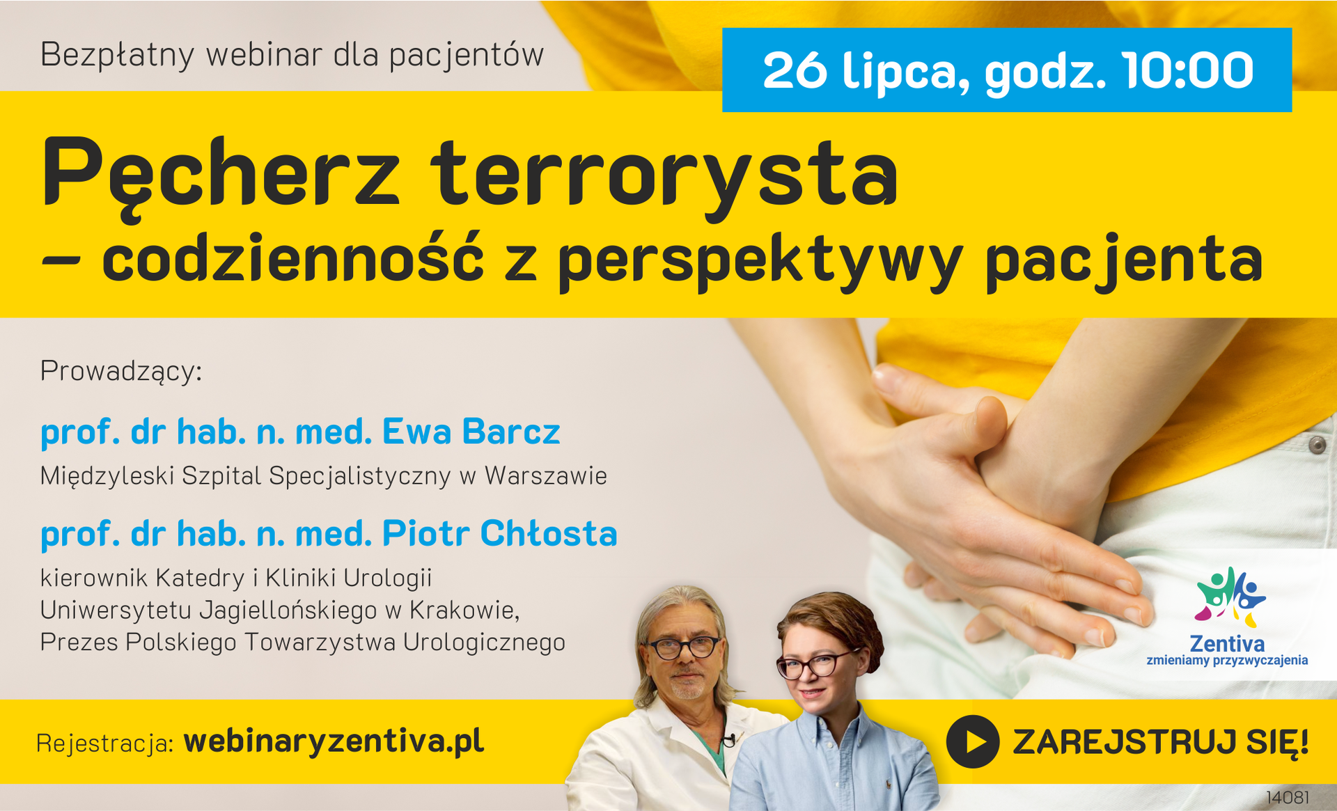 Zaproszenie na bezpłatny webinar dla pacjentów z