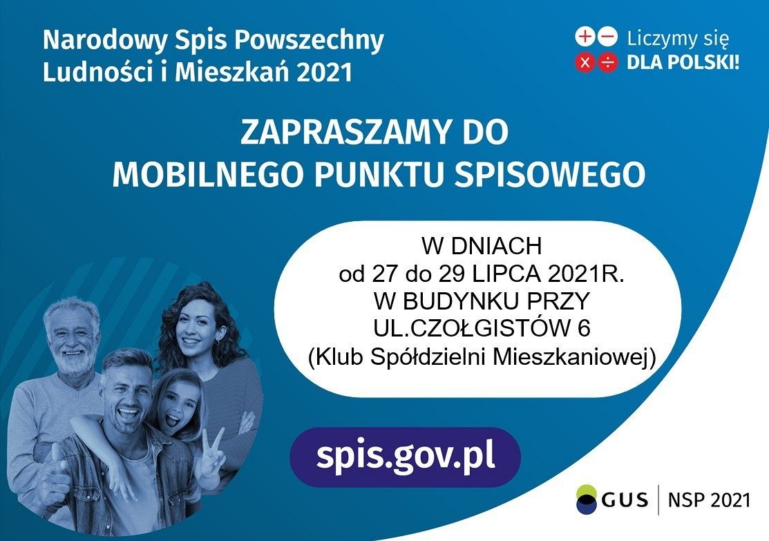Przypominamy o mobilnym punkcie spisowym