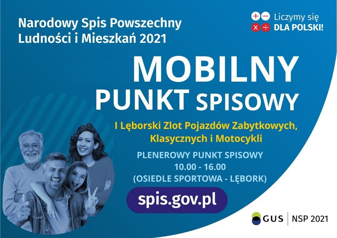 Mobilny punkt spisowy na I Lęborskim Zlocie