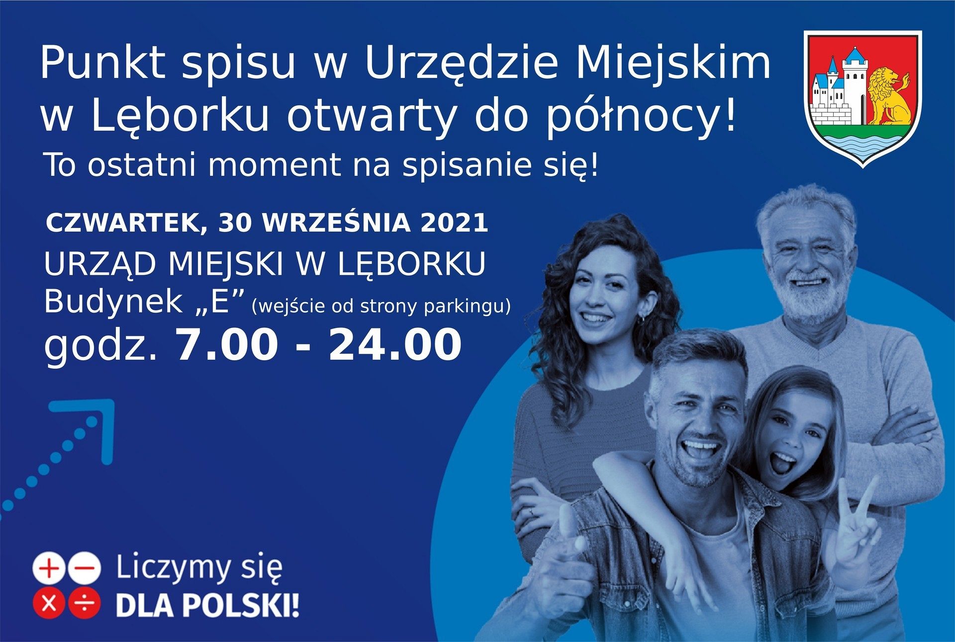 W czwartek Noc Spisowa. Punkt spisu w Urzędzie