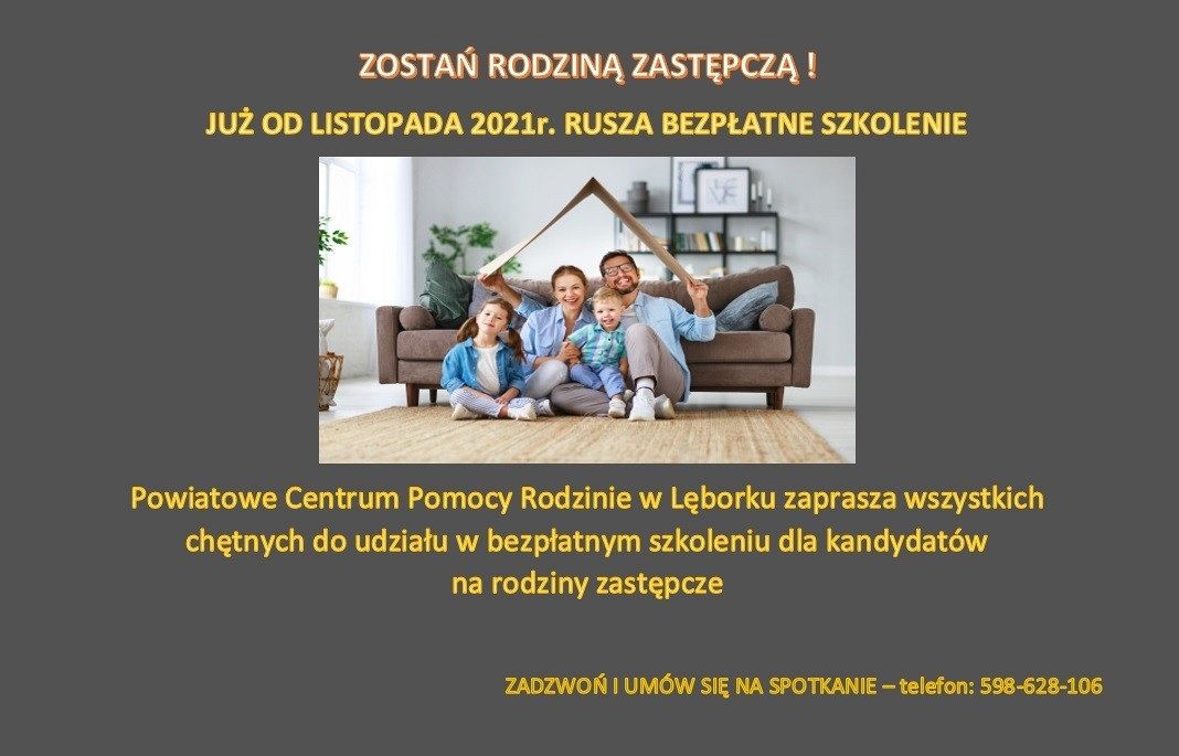 Szkolenie dla przyszłych rodzin zastępczych