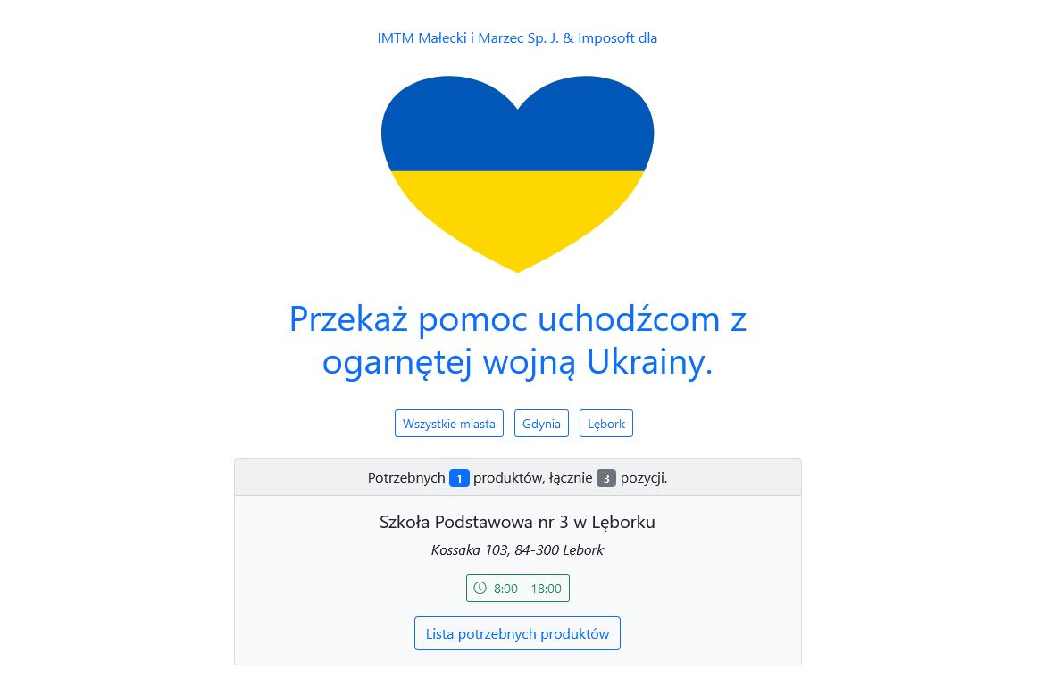 Szkoła Podstawowa nr 3 w aplikacji