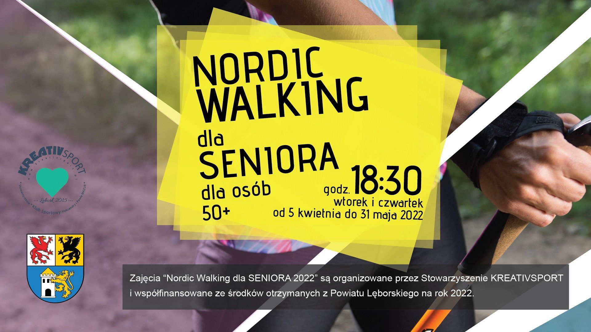 Bezpłatne zajęcia Nordic Walking dla Seniorów