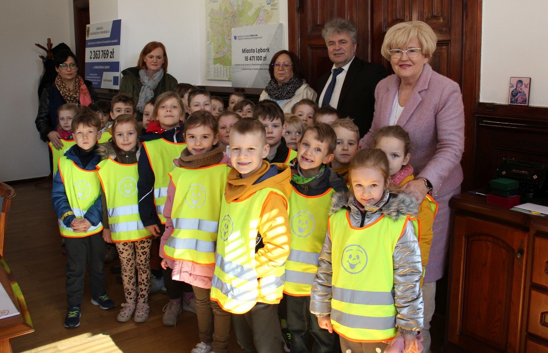 Przedszkolaki złożyły wielkanocne życzenia