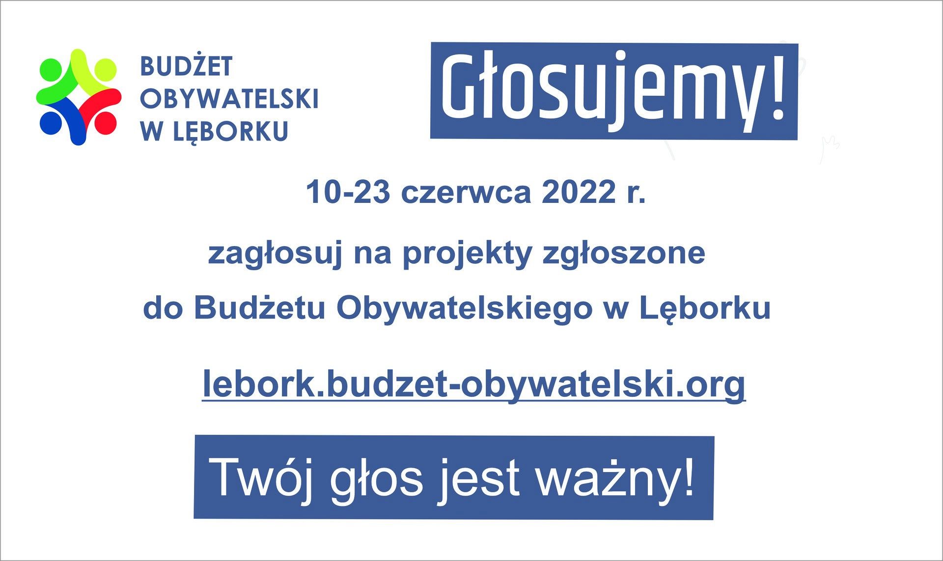 Nie zapomnij zagłosować w Budżecie Obywatelskim!