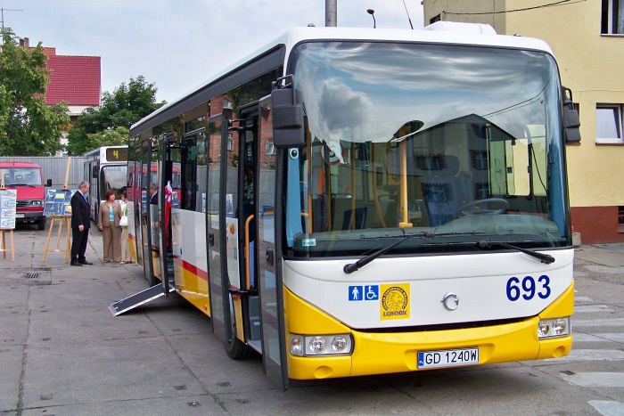 Nowy autobus na ulicach Lęborka
