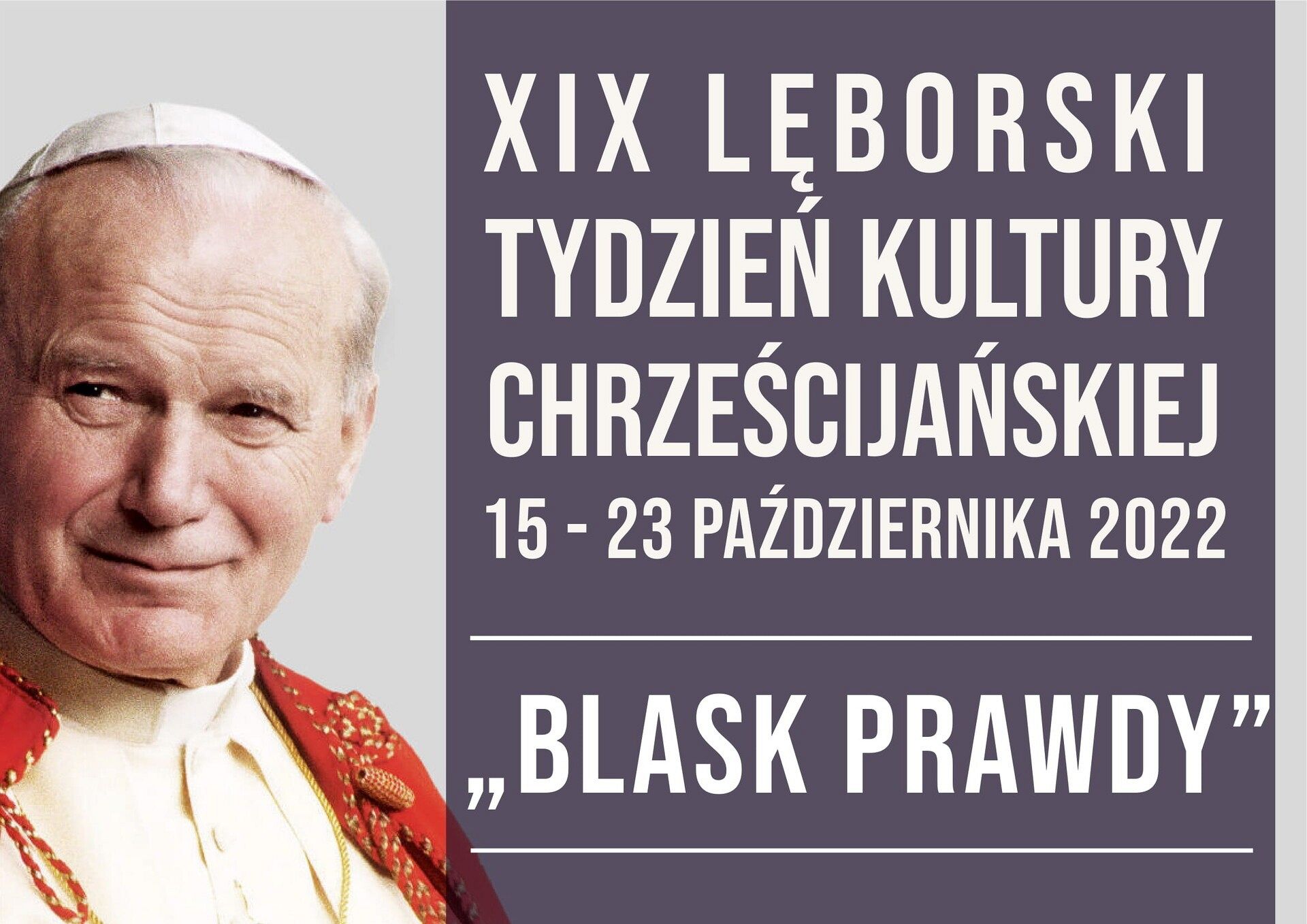 XIX Lęborski Tydzień Kultury Chrześcijańskiej