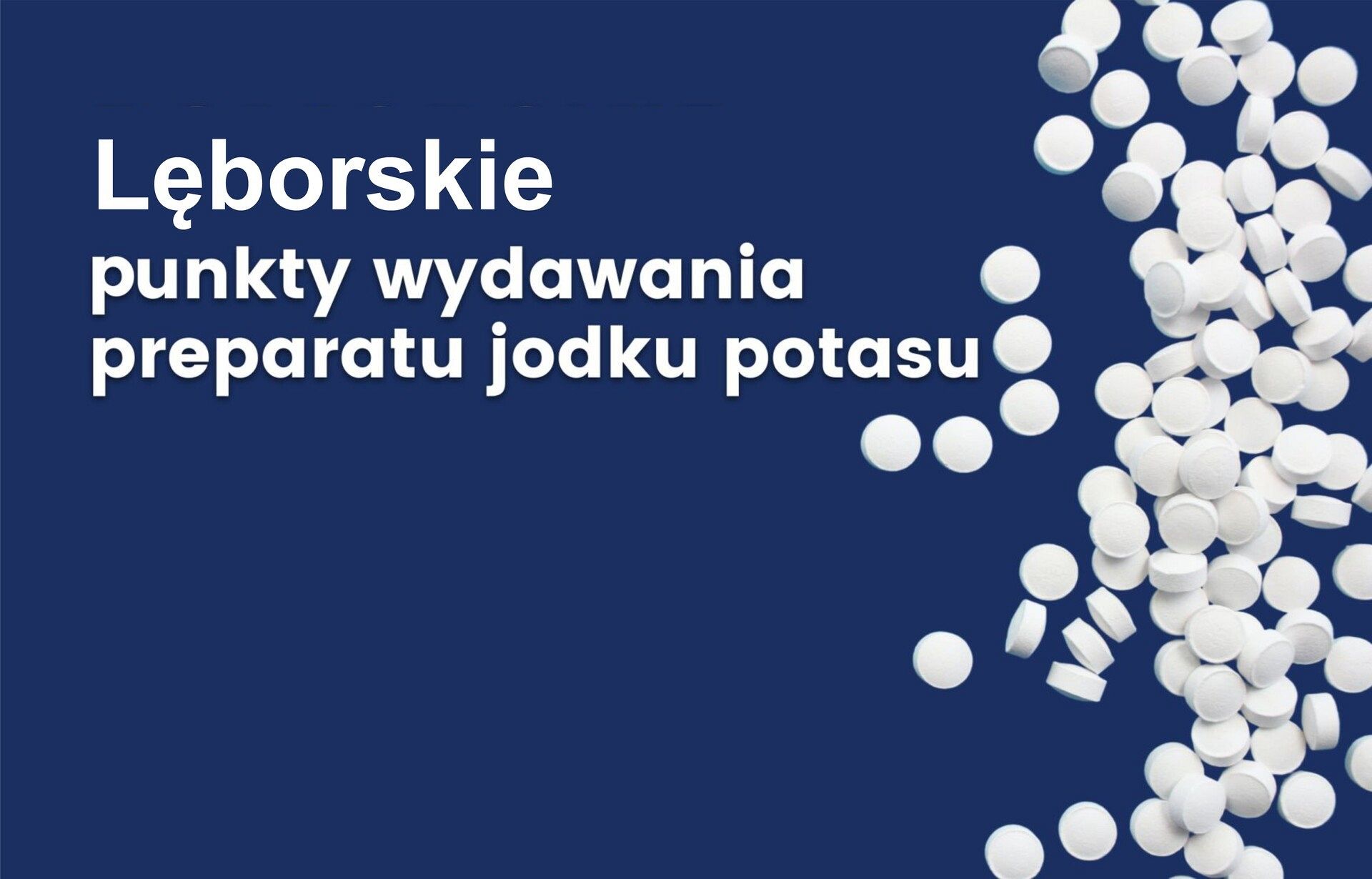 Informacja dotycząca dystrybucji tabletek jodku