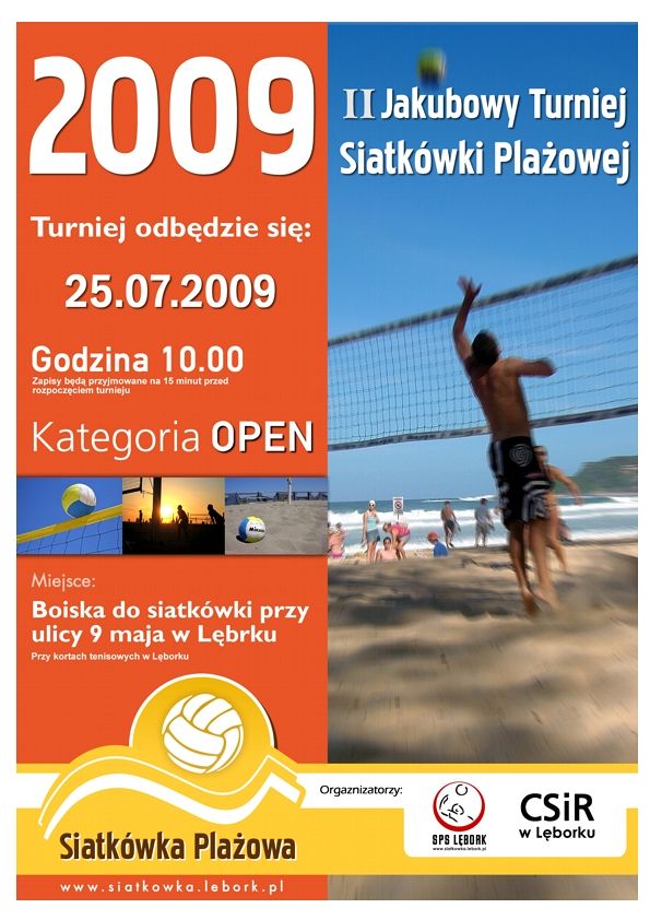Jakubowy Turniej Siatkówki Plażowej