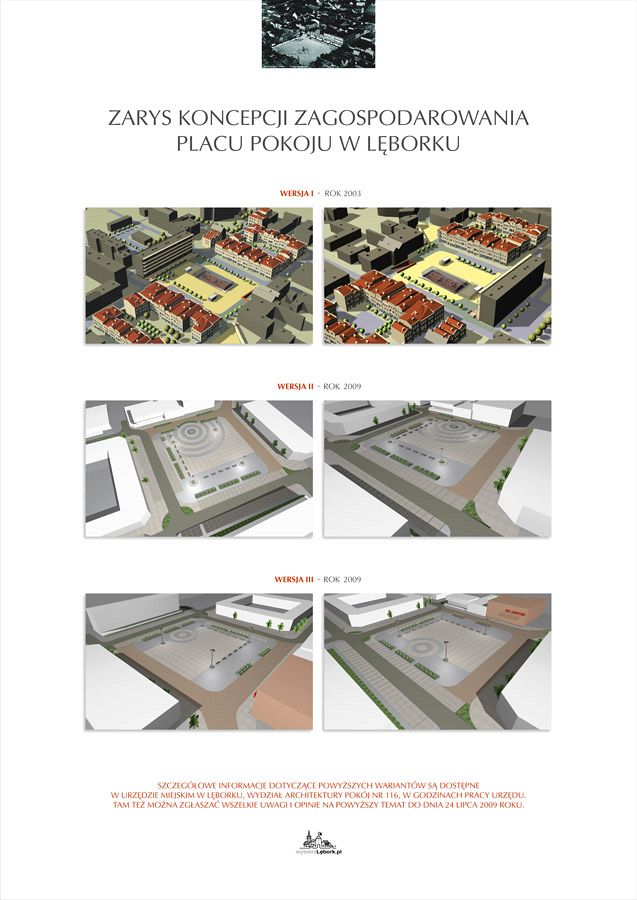 Koncepcja zagospodarowania Placu Pokoju - uwagi