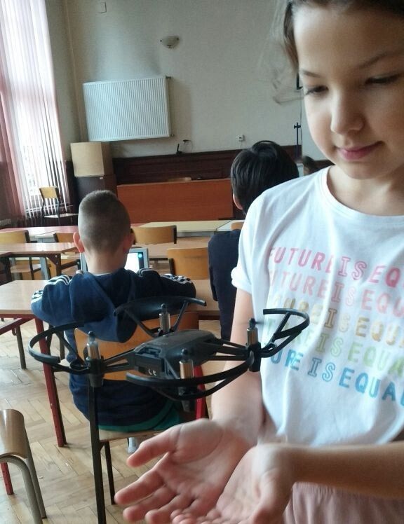 Uczniowie „Trójki” pilotowali drony