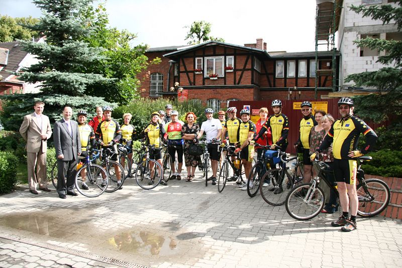 Rowerowa ekipa Europy w Lęborku