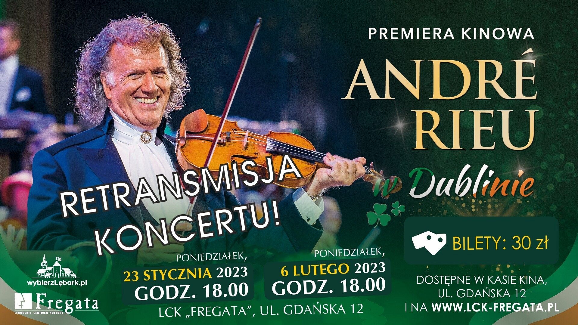 André Rieu w Dublinie. Dobry koncert na Nowy Rok