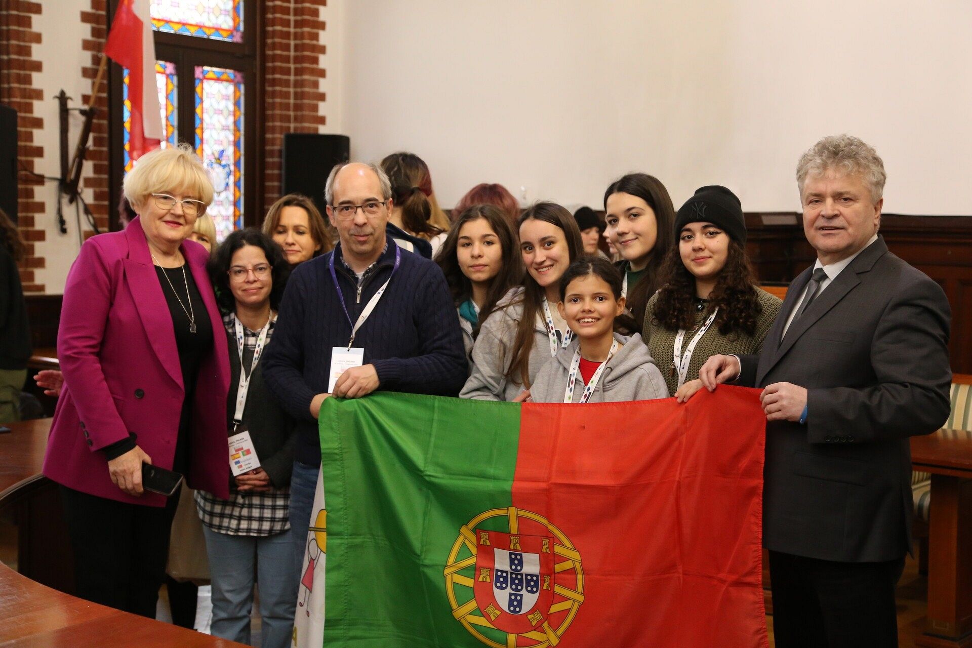 Goście z Hiszpanii i Portugalii odwiedzili ratusz