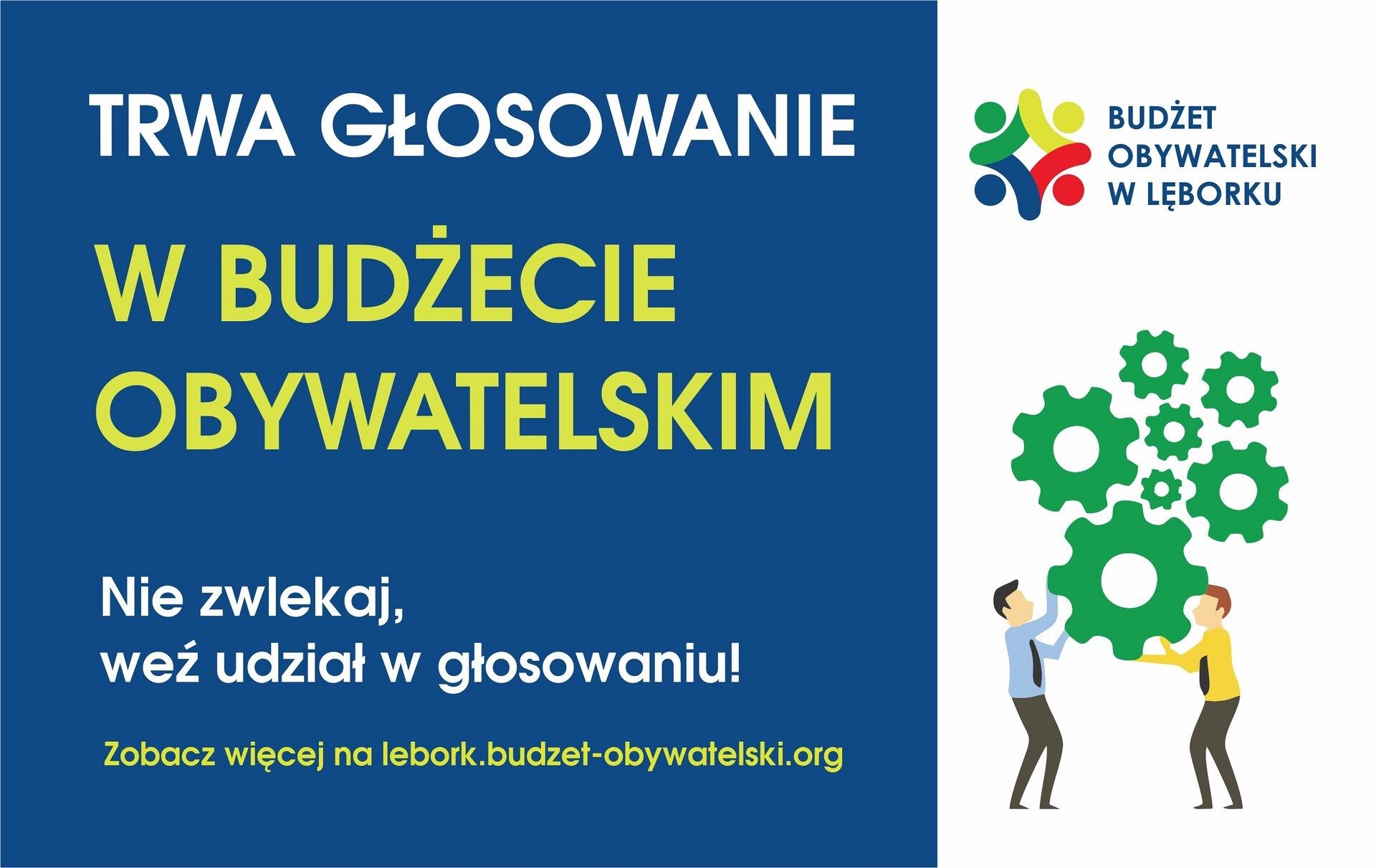 Nie zapomnij zagłosować w Budżecie Obywatelskim!