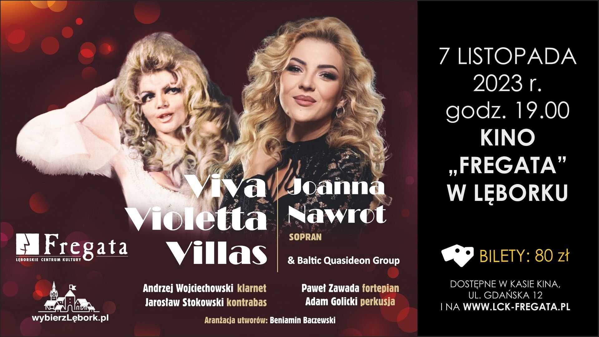 Zapraszamy na koncert Viva Violetta Villas