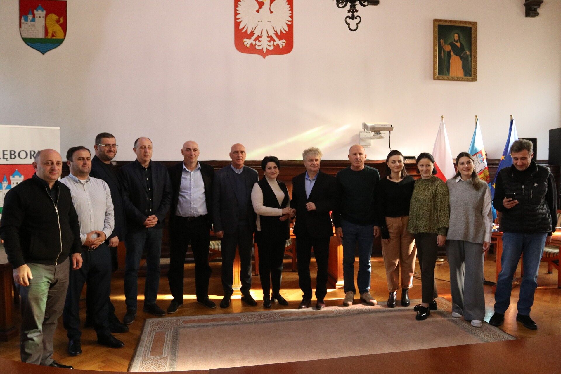 Delegacja z Gruzji w Lęborku: wizyta studyjna w