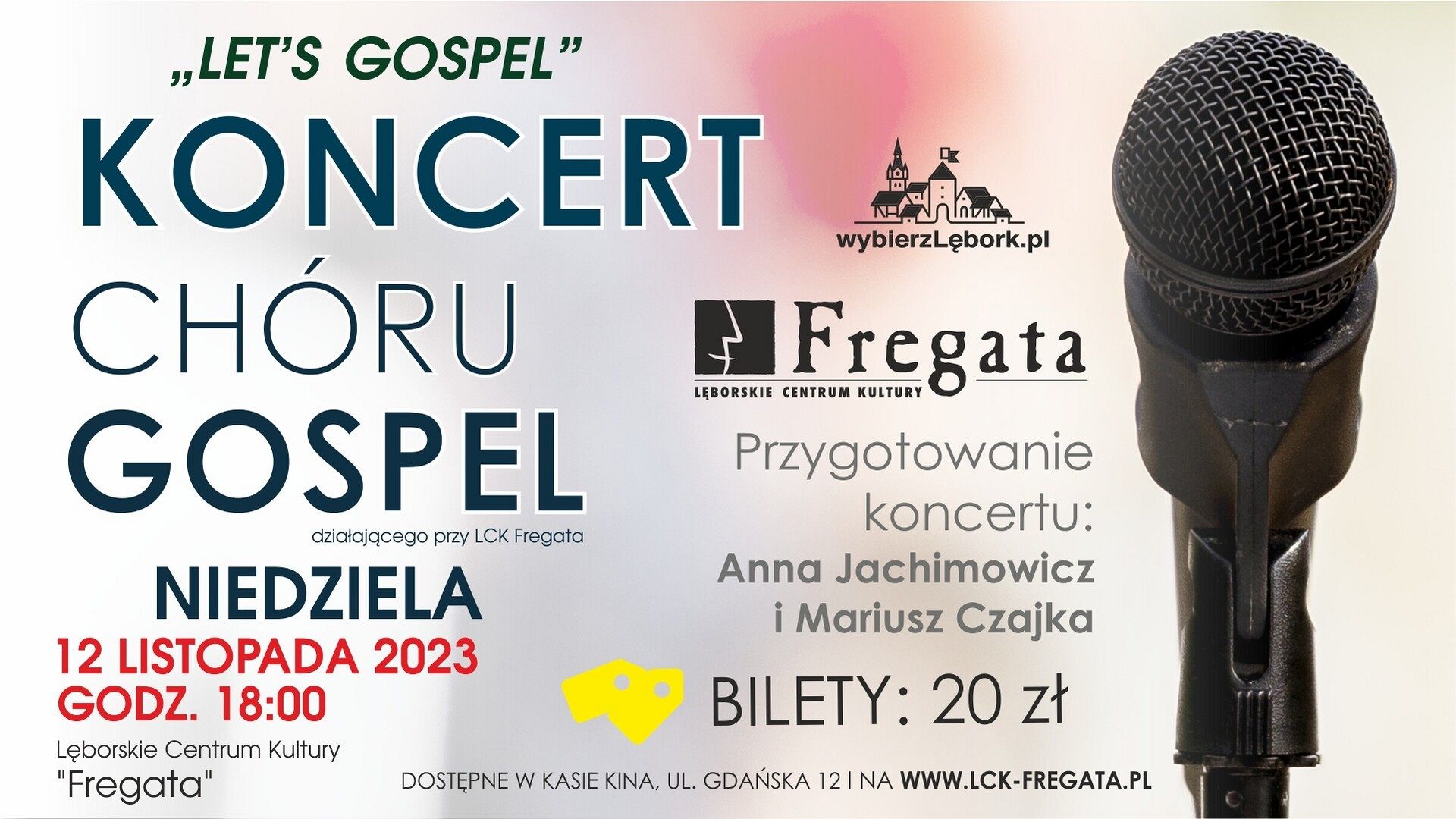 "LET'S GOSPEL” - koncert w  Kinie „Fregata”