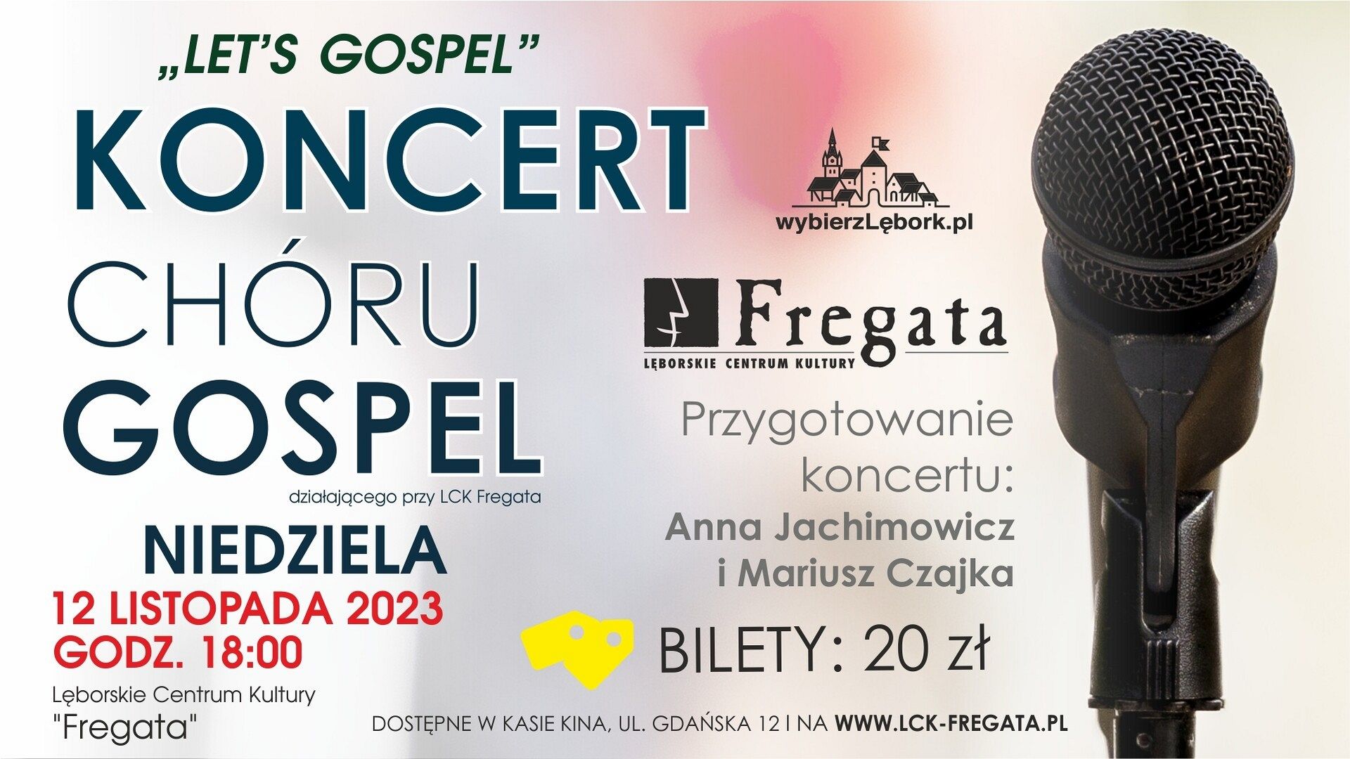 "LET'S GOSPEL” - koncert w Kinie „Fregata”
