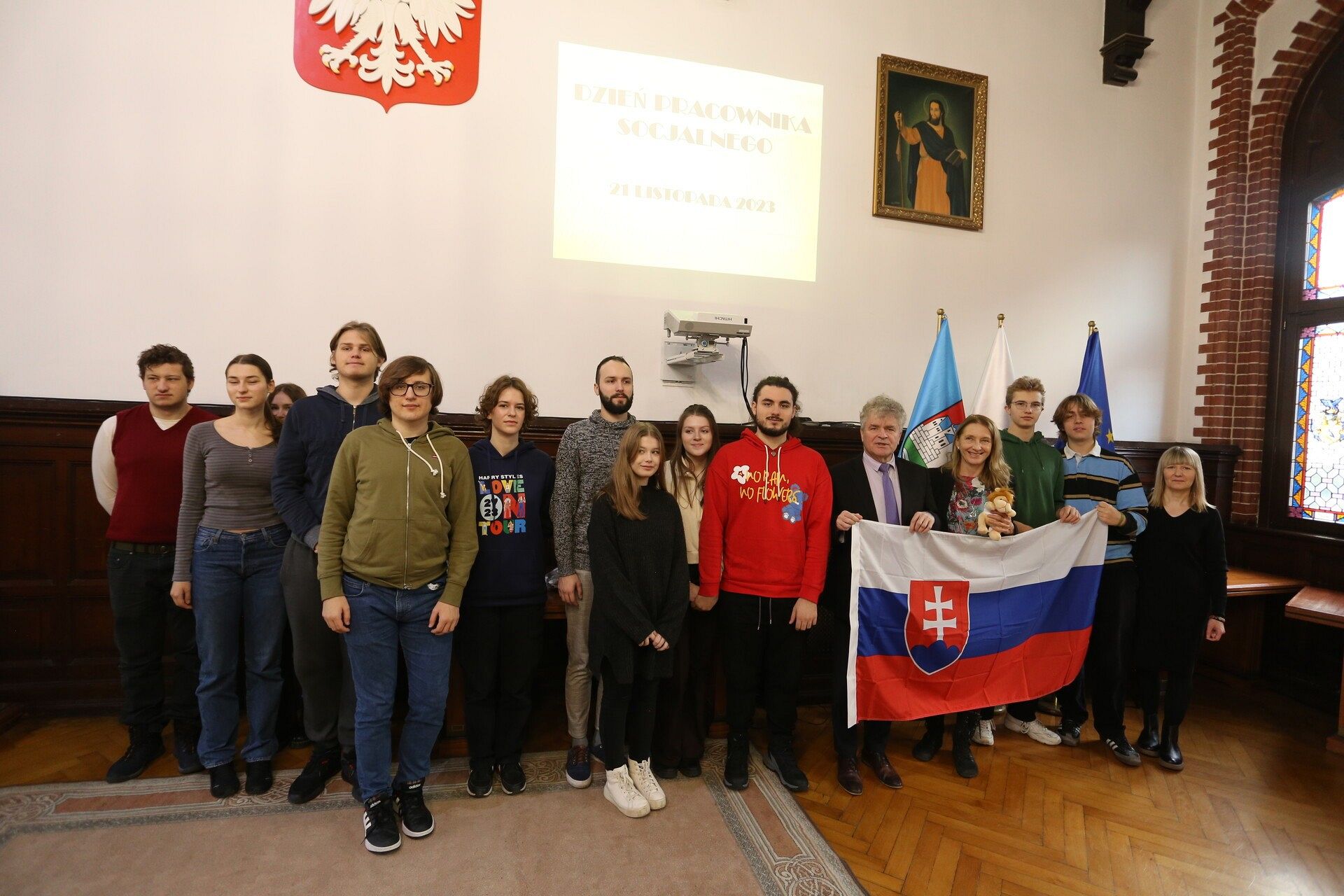 Młodzież ze Słowacji w Lęborku