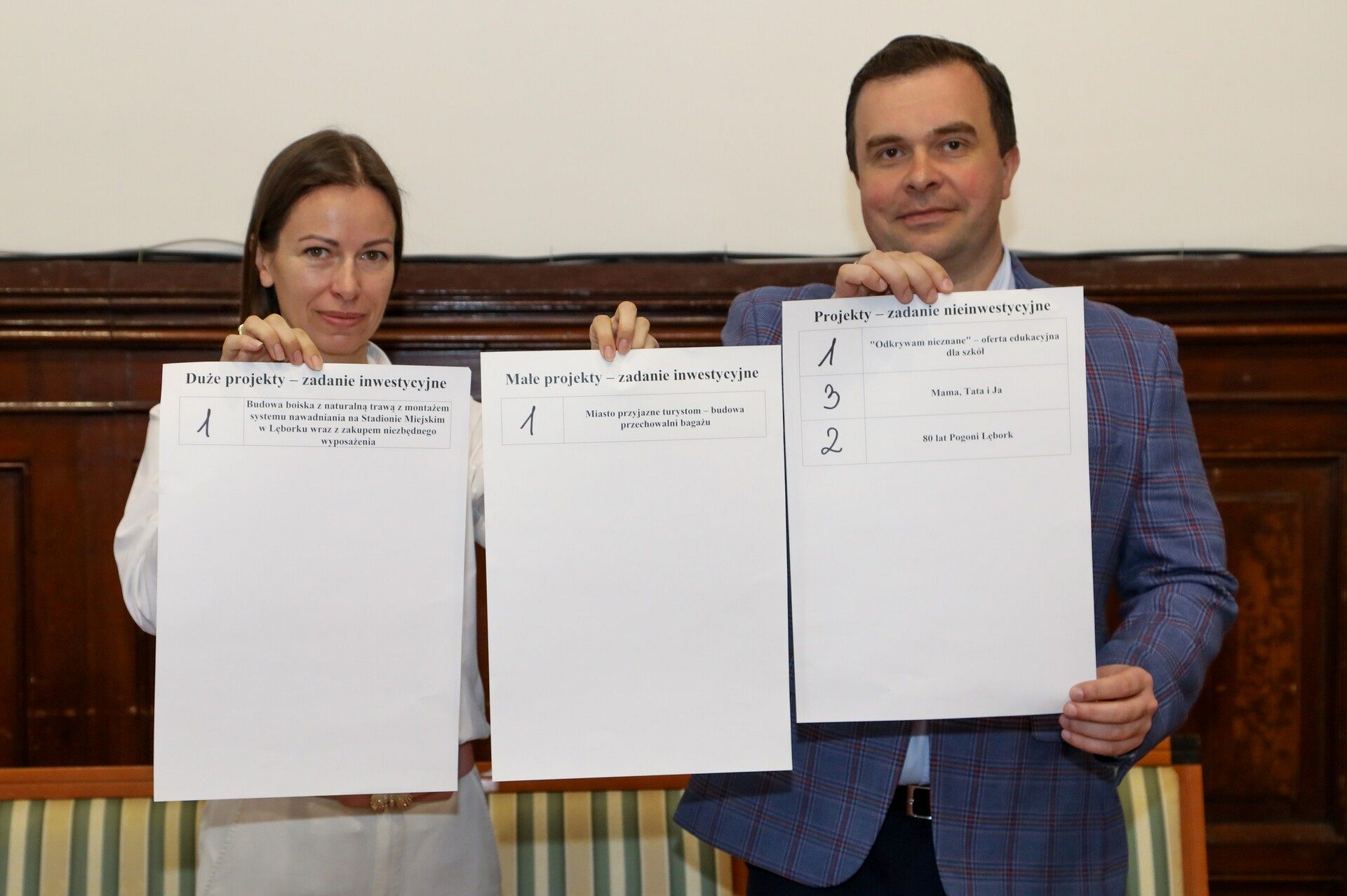 Wylosowano kolejność projektów na listach do