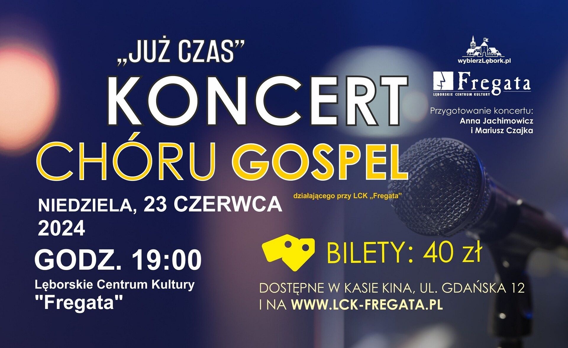 "JUŻ CZAS!” - koncert gospel w Kinie