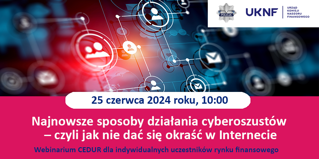 Zarejestruj się na bezpłatne webinarium CEDUR: