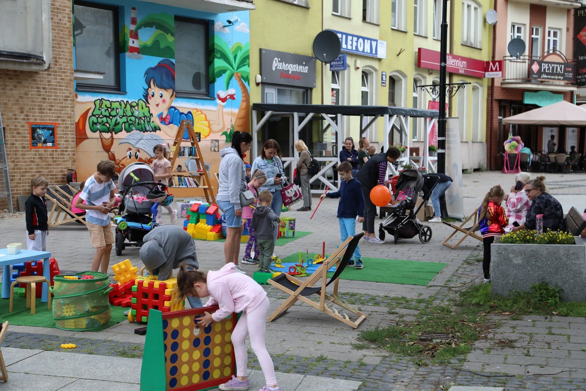 "Letnia czytelnia na ul. Staromiejskiej –