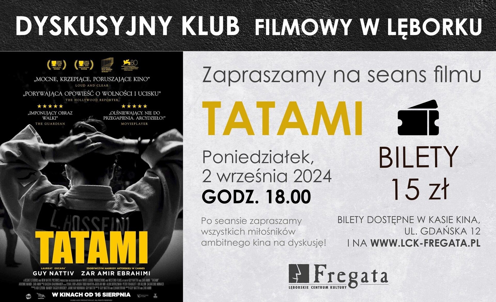 Dyskusyjny Klub Filmowy w Lęborskim Centrum