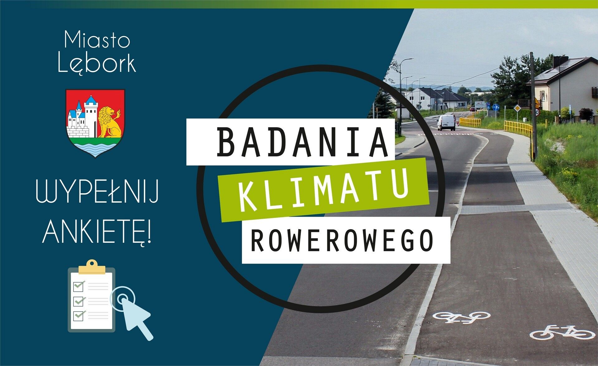 Badamy klimat rowerowy w Lęborku. Zapraszamy do