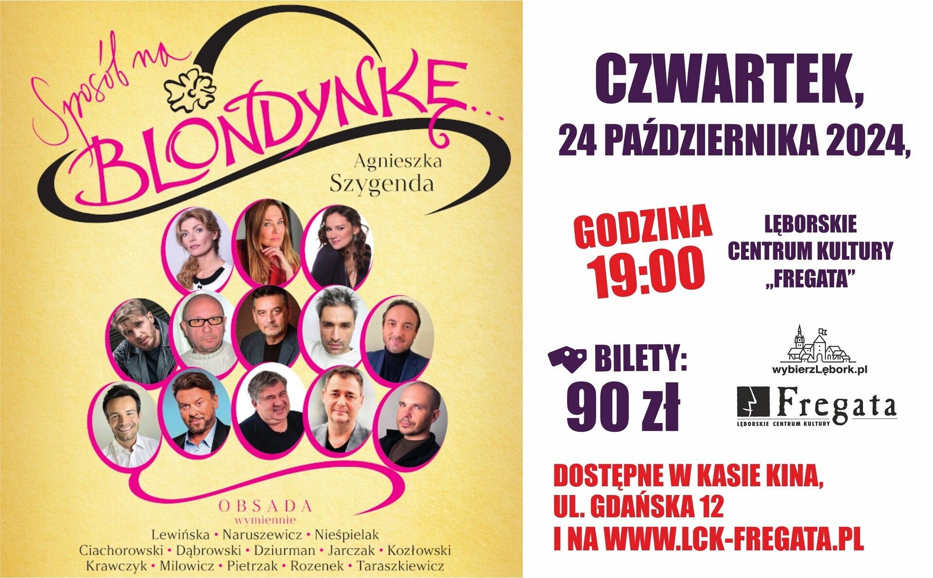 "Sposób na blondynkę" - spektakl