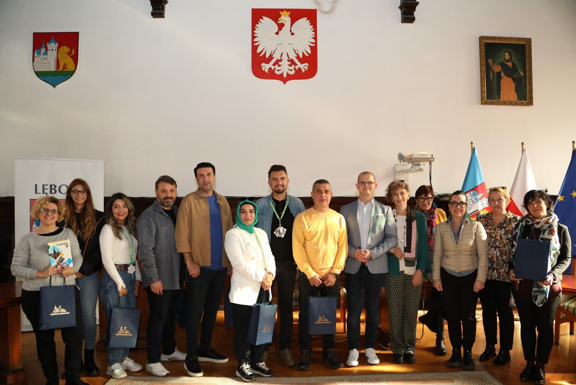 Nauczyciele z Włoch i Turcji z wizytą w ratuszu