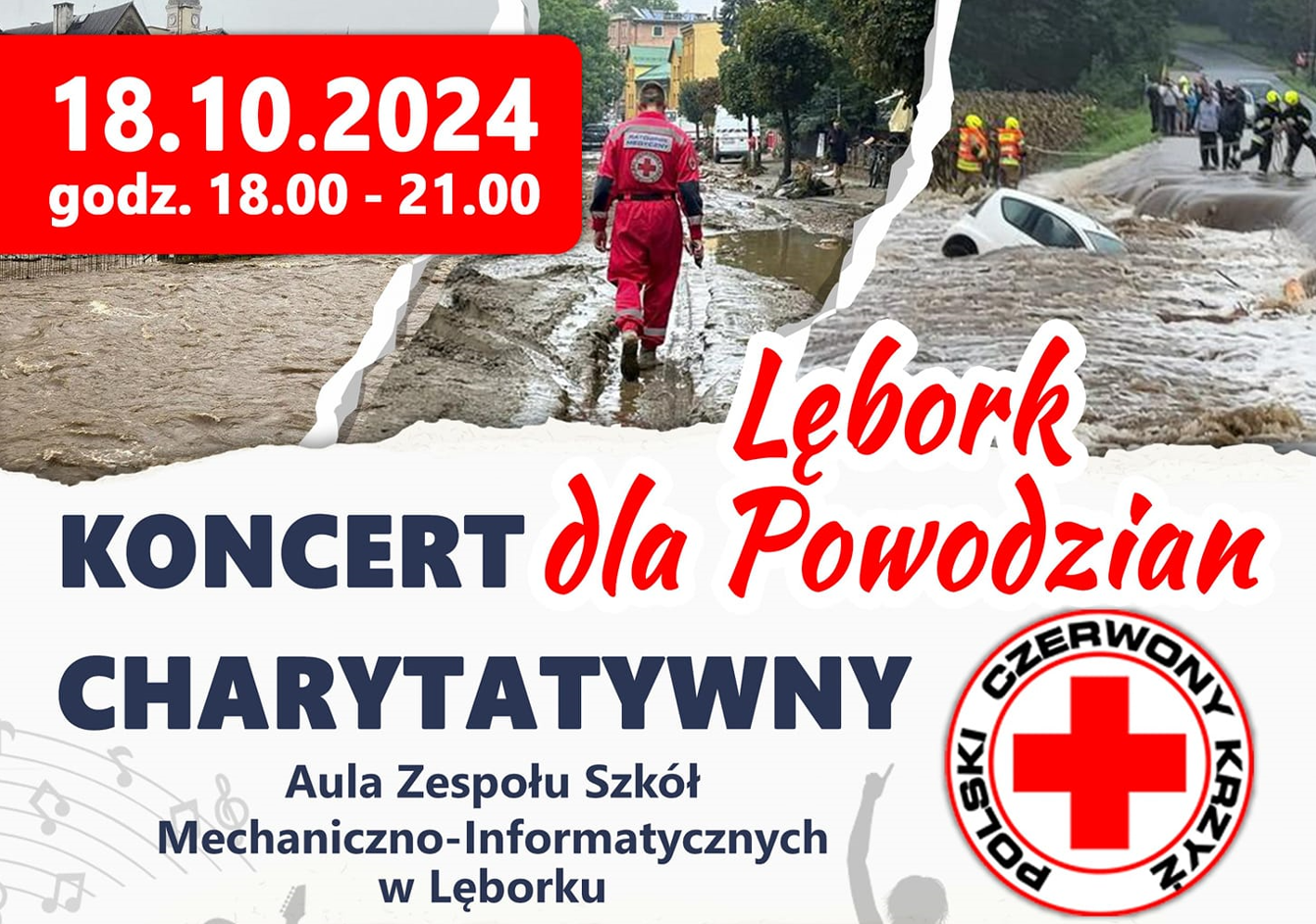Zaproszenie na koncert charytatywny „Lębork dla