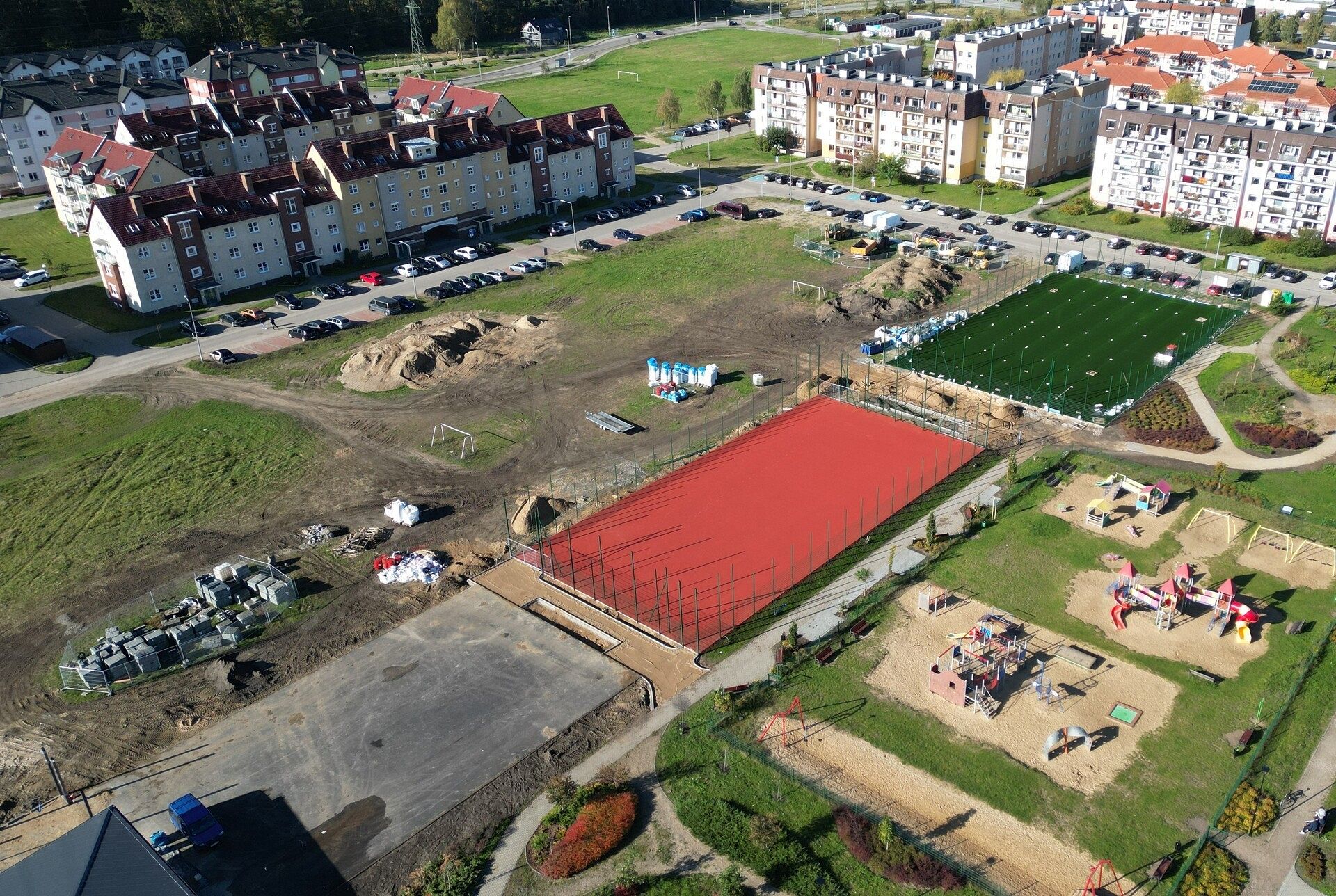 Budowa kompleksu boisk na Osiedlu Sportowa na