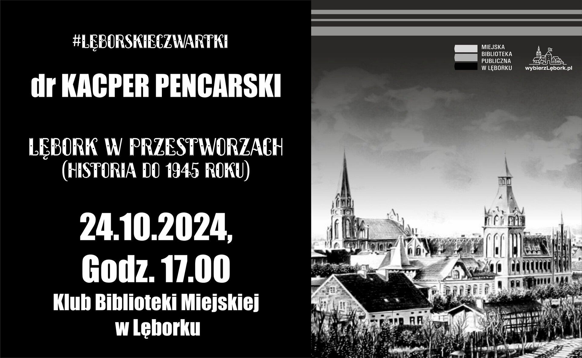 Lęborskie czwartki w bibliotece: Wykład dr Kacpra