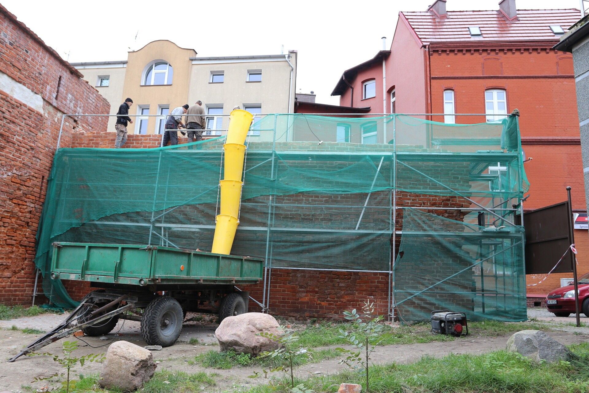 Remont i przebudowa odcinka średniowiecznych murów