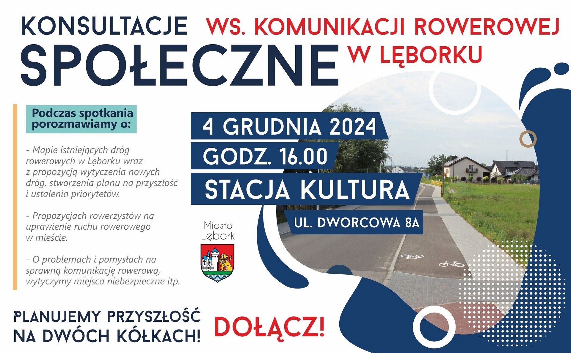 Komunikacja rowerowa w mieście. 4 grudnia